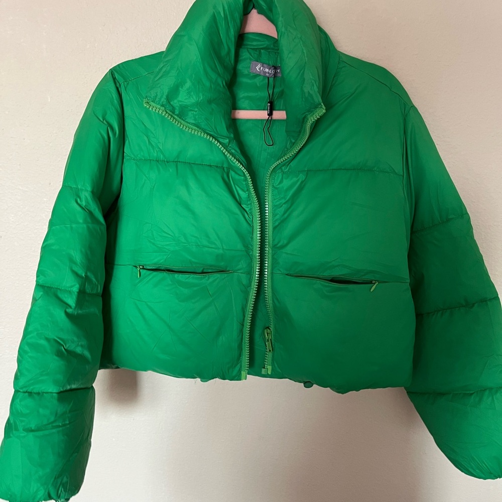 Green Puffer Jacket